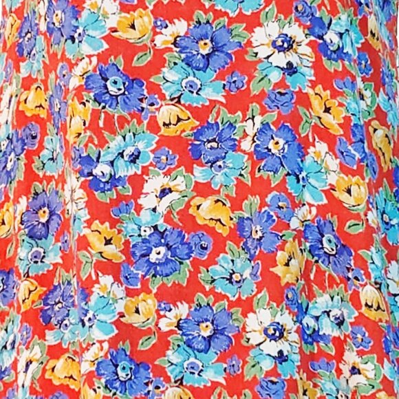 Vintage Paul Reeves for The Universal Witness Made in England 1960s Floral Tunic - Picture 6 of 9